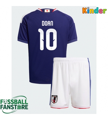 Japan Ritsu Doan #10 Replik Heimtrikot Kinder WM 2026 Kurzarm (+ Kurze Hosen)